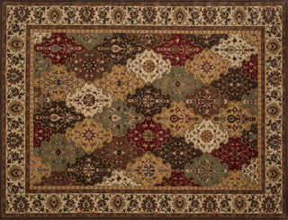 Loloi Stanley ST-05 Multi / Beige Area Rug aerial 7-7 x 10-5