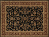 Loloi Stanley ST-11 Black / Rust Area Rug aerial 7-7 x 10-5
