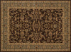 Loloi Stanley ST-11 Brown / Blue Area Rug aerial 7-7 x 10-5