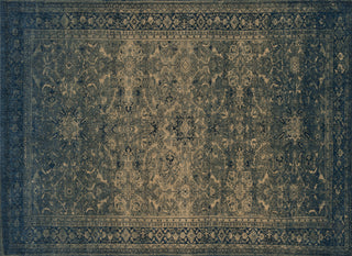 Loloi Stanley ST-20 Denim Area Rug aerial 7-7 x 10-5