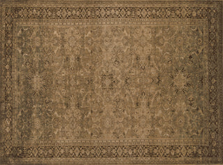 Loloi Stanley ST-20 Light Gold / Brown Area Rug aerial 7-7 x 10-5
