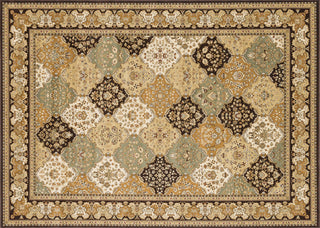 Loloi Welbourne WL-02 Multi / Coffee Area Rug aerial 7-7 x 10-6