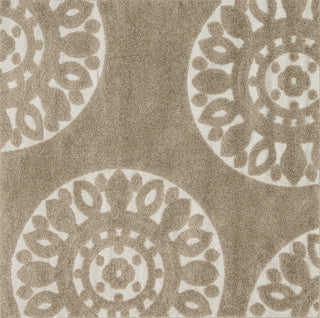 Loloi Enchant EN-05 Beige Area Rug aerial 7-7 x 7-7