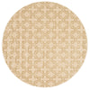 Loloi Goodwin GW-01 Ivory / Beige Area Rug aerial 7-7 x 7-7 round