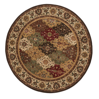 Loloi Stanley ST-05 Multi / Beige Area Rug aerial 7-7 x 7-7 rounds