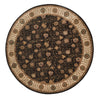 Loloi Stanley ST-09 Expresso / Beige Area Rug aerial 7-7 x 7-7 rounds
