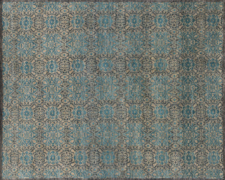 Loloi Essex EQ-02 Twill/Blue Area Rug aerial 7-9 x 9-9