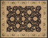 Loloi Majestic MM-01 Black/Ivory Area Rug aerial 7-9 x 9-9