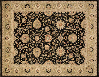 Loloi Majestic MM-01 Black/Ivory Area Rug aerial 7-9 x 9-9