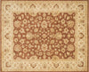Loloi Majestic MM-07 Rust/Ivory Area Rug aerial 7-9 x 9-9
