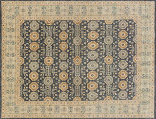 Loloi Majestic MM-10 Indigo / Light Blue Area Rug aerial 7-9 x 9-9