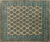 Loloi Nomad NM-01 Beige / Ocean Area Rug aerial 7-9 x 9-9