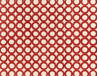 Loloi Weston HWS08 Ivory / Red Area Rug aerial 7-9 x 9-9