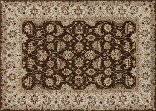 Loloi Elmwood EW-04 Brown / Ivory Area Rug aerial 8 x 10