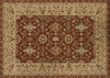 Loloi Elmwood EW-05 Rust / Light Gold Area Rug aerial 8 x 10