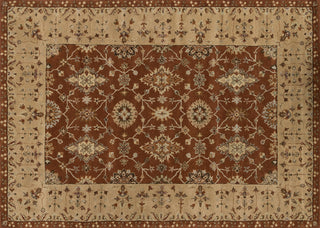 Loloi Elmwood EW-05 Rust / Light Gold Area Rug aerial 8 x 10