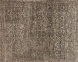 Loloi Heirloom HQ-03 Fog/Fog Area Rug aerial 8 x 10