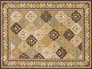 Loloi Welbourne WL-02 Multi / Coffee Area Rug aerial 9-2 x 12-7