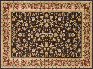 Loloi Welbourne WL-03 Coffee / Paprika Area Rug aerial 9-2 x 12-7