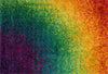 Loloi II Barcelona Shag BS-01 Rainbow Area Rug overhead