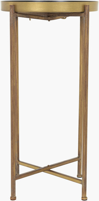 Surya Allenbury AEU-005 Black / Gold Furniture Angle