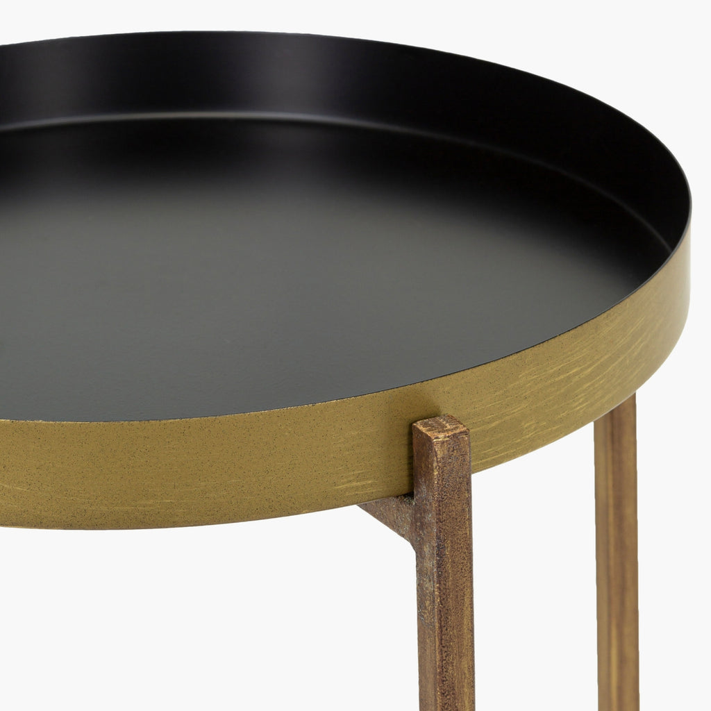 Surya Allenbury AEU-005 Black / Gold Furniture main image