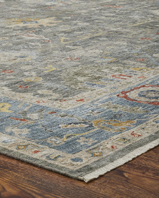 Ancient Boundaries Agerola AGE-1281 Grey Area Rug Corner Image