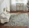 Ancient Boundaries Agerola AGE-1287 Blue Area Rug Lifestyle Image Feature