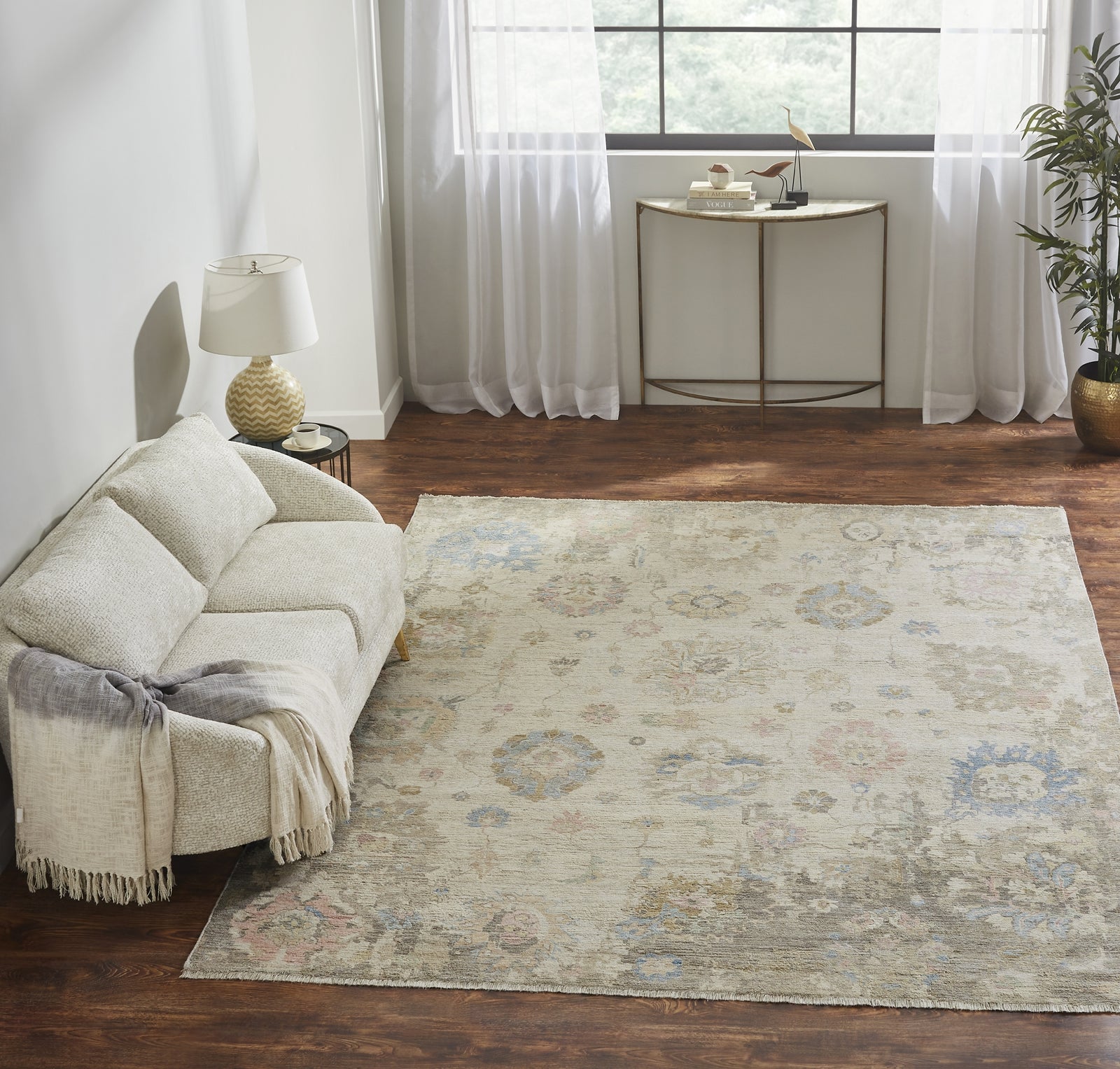 Ancient Boundaries Agerola AGE-1290 Beige Area Rug Lifestyle Image Feature