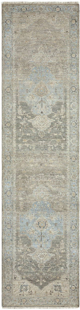 Ancient Boundaries Agerola AGE-1280 Blue Area Rug Texture Image