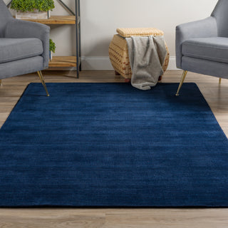 Piper Looms Garrett AGA31 Blue Area Rug Lifestyle Image Feature