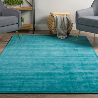 Piper Looms Garrett AGA31 Peacock Area Rug Lifestyle Image Feature