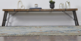 Ancient Boundaries Agerola AGE-1287 Blue Area Rug Thickness