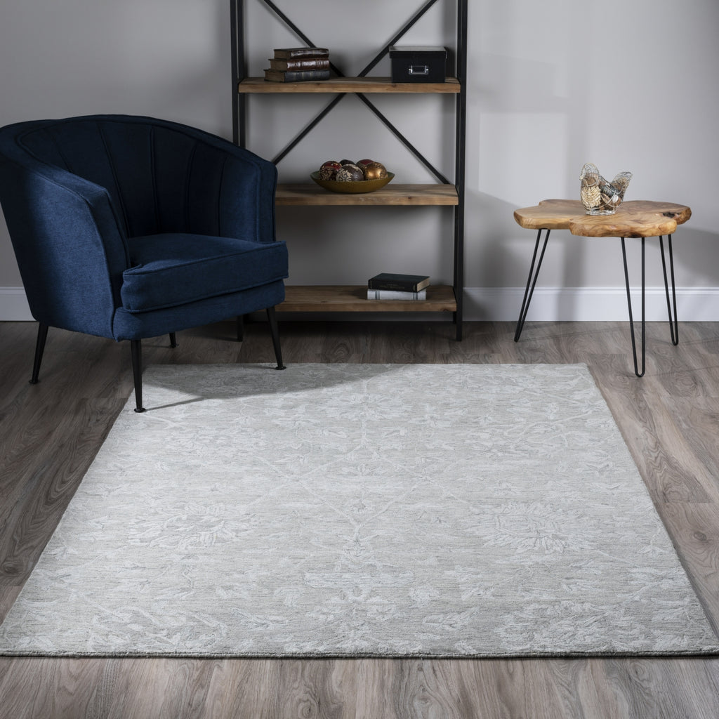Piper Looms Harlow AHA32 Grey Area Rug Lifestyle Image Feature