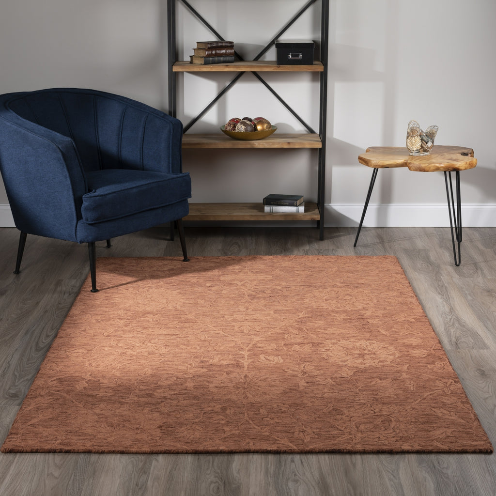 Piper Looms Harlow AHA32 Rust Area Rug Lifestyle Image Feature
