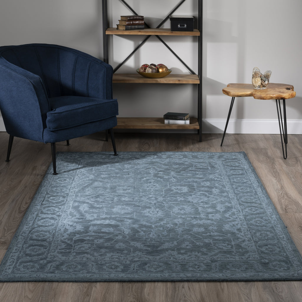 Piper Looms Harlow AHA33 Blue Area Rug Lifestyle Image Feature