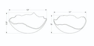 Surya Anhui AHU-004 Metallic-Brass Line Drawing