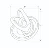 Surya Zahira AHZ-002 Metallic-Brass Line Drawing