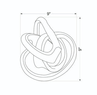 Surya Zahira AHZ-004 Metallic-Brass Line Drawing