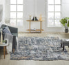 Ancient Boundaries Jaksen JAK-525 Blue Area Rug Lifestyle Image Feature