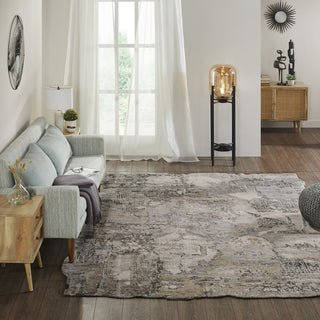 Ancient Boundaries Jaksen JAK-526 Grey Area Rug Lifestyle Image Feature