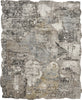 Ancient Boundaries Jaksen JAK-526 Grey Area Rug Corner Image