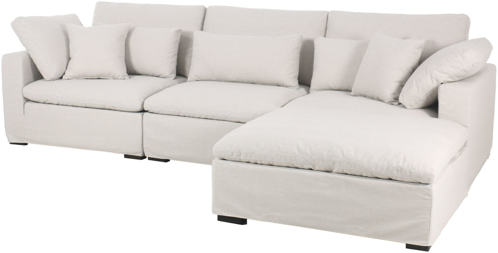 Surya Avington AIV-002 White / Black Furniture main image