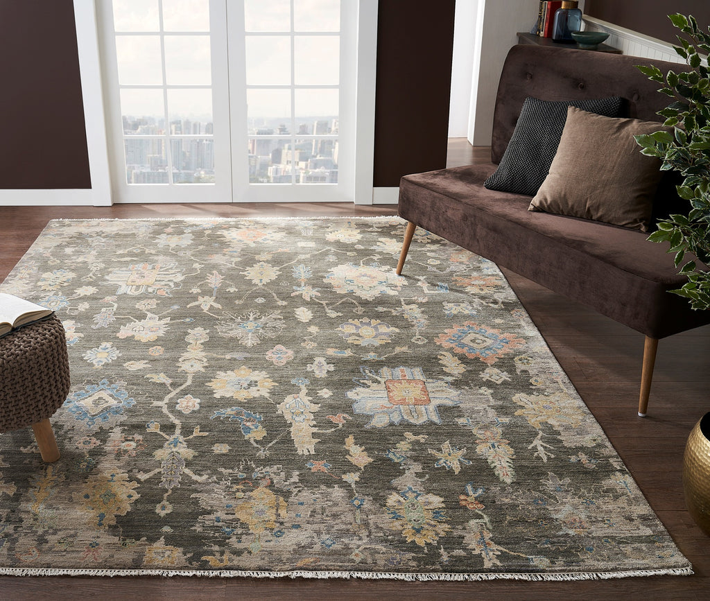 Ancient Boundaries Ancyra ANC-04 Soft Umber Area Rug Lifestyle Image Feature