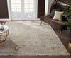 Ancient Boundaries Ancyra ANC-05 Pearl Grey Area Rug Lifestyle Image Feature