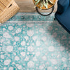 Piper Looms Kensington AKE37 Teal Area Rug