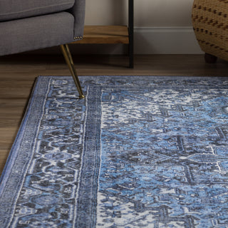 Piper Looms Kensington AKE38 Blue Area Rug