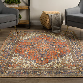 Piper Looms Kensington AKE38 Marigold Area Rug Lifestyle Image Feature