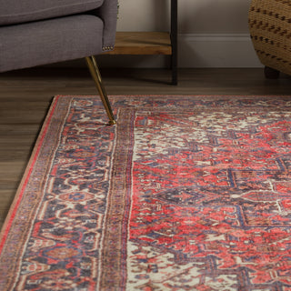 Piper Looms Kensington AKE38 Red Area Rug