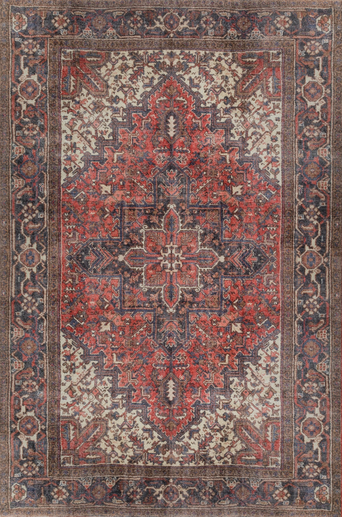 Piper Looms Kensington AKE38 Red Area Rug